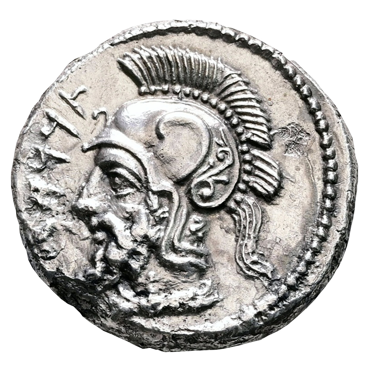 Reverse of coin related to Pharnabazus Stater