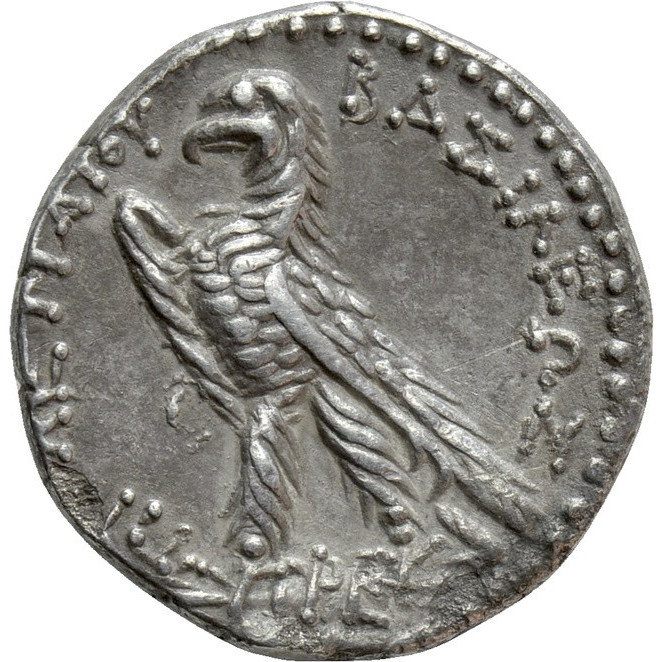 Reverse of coin related to Ptolemaic Didrachm