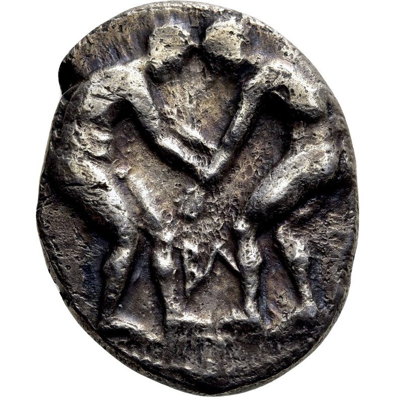Obverse of coin related to Stater from Pamphylia